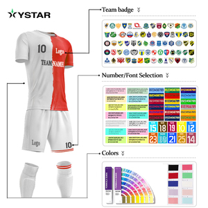 Maillot de football personnalisé par sublimation, T-shirt de football ample pour homme en polyester respirant, séchage rapide, anti-humidité, tenue d'équipe, style rétro club - Product Image 4