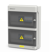 Boîte de jonction électrique de distribution Onccy étanche DIN Rail IP65 6 voies ABS