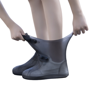 Cubierta de silicona impermeable para zapatos, botas de lluvia de alta calidad, Protector de zapatos antideslizante, calzado grueso reutilizable para exteriores - Product Image 6