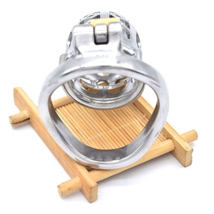 Jaula para Pene de Acero Inoxidable de Alta Calidad al por Mayor, Candado de Abstinencia, Juguete Sexual BDSM, Control Corporal Erótico, Bondage de Acero para Hombres - Product Image 5