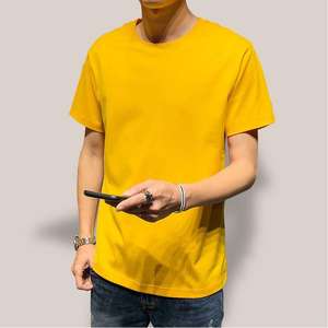 เสื้อยืดผู้ชายสีเขียวทึบลายผลไม้ออร์แกนิคแห้งเร็วไซส์ใหญ่พิเศษพิมพ์ลาย - Product Image 2