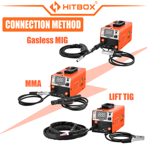 Machine à souder HITBOX HBM200 3in1 MMA/STICK/ARC/LIFT <span class=keywords><strong>TIG</strong></span>/<span class=keywords><strong>gaz</strong></span> <span class=keywords><strong>argon</strong></span>/fourré MIG - Product Image 3
