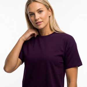 Nouvelle Blouse Courte en Chiffon pour Femme à Col Rond et Manches Courtes, Respirante, Écologique, Infroissable et Séchage Rapide - Product Image 3