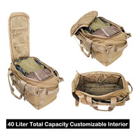Sac de voyage 40L pour hommes, femmes 2-en-1 Gym Outdoor Tactical Sport Backpack