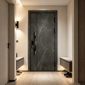 Portes de sécurité extérieures antivol en acier inoxydable de style moderne pour usage résidentiel et commercial - Product Image 2