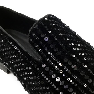 Chaussures habillées pour hommes de haute qualité, logo personnalisé, marque originale, confortables, à enfiler, faites à la main, nouvelle collection printemps, design en cuir et daim Oxford - Product Image 6