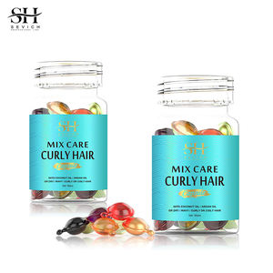 カスタマイズされた有機育毛オイルビタミンC/Eアルガンオイル修理損傷した髪超滑らかなヘアオイルカプセル - Product Image 2