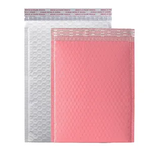 Milieuvriendelijke Maat Roze Mailer Sterke Zelfklevende Airbags Verpakking Scheurbestendige Bubble Bag