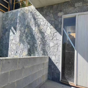 Pavés irréguliers modernes en <span class=keywords><strong>pierre</strong></span> de <span class=keywords><strong>calcaire</strong></span> à face brisée, résistants au feu et écologiques, pour les façades de villas - Product Image 3