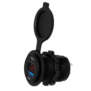 Chargeur de voiture 12V 24V 2 ports PD QC 3.0 pour <span class=keywords><strong>bus</strong></span>, camion, <span class=keywords><strong>camping</strong></span>-<span class=keywords><strong>car</strong></span>, prise USB Type C, chargeur USB 24V - Product Image 4