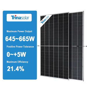 Panel <span class=keywords><strong>Solar</strong></span> Monocristalino <span class=keywords><strong>Trina</strong></span> de 645W 650W 655W 660W 665W, 660 vatios, Stock Europeo, Los Mejores Paneles Fotovoltaicos del Mundo - Product Image 3