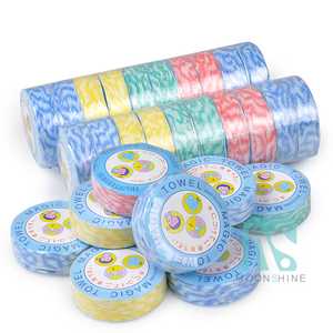 Dùng một lần siêu lớn kích thước ma thuật tùy chỉnh màu nén khăn - Product Image 6