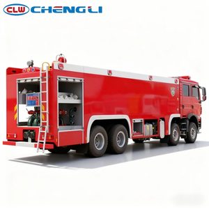 Large-Capacity Heavy-Duty 25T 8X4 HOWO Fire Suppression Truck with Big Water Tank & Fire Cannon - Product Image 2