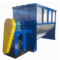 Petite machine à mélanger le détergent en poudre manuelle, prix de la machine à fabriquer du détergent en poudre, équipement de mélangeur à ruban horizontal, chauffage électrique