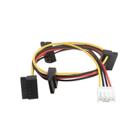 Câble d'alimentation DVR 4PIN Câble d'alimentation pour disque dur SATA 4 broches à 15PIN pour enregistreur vidéo Hikvision