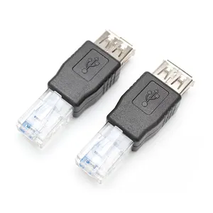 Réticule connecteur RJ45 à convertisseur USB connecter modem ADSL ou connecteur USB RJ45 prise routeur