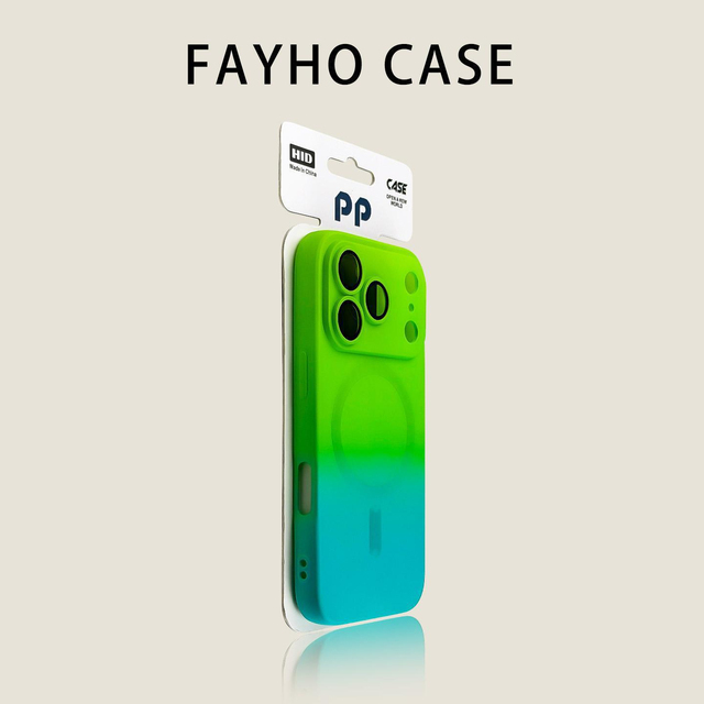 For iPhone 18 Pro  Mobile Phone case Gradient Liquid Silicone Magnetic Protective Cover Suitable for iPhone 17 16 15 Phone Case