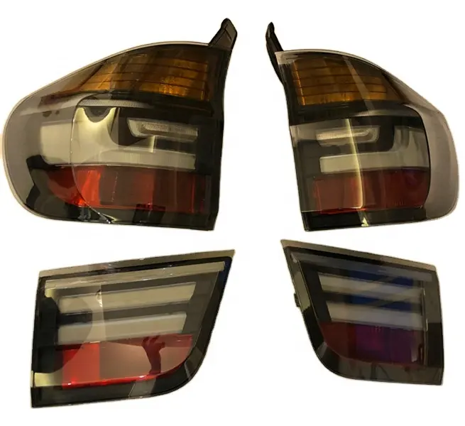 Gerookte Led-achterlicht Lamp Voor Bmw X5 E70 2006-2013 Buitenste Lichten En Innerlijke Lichten