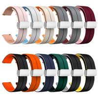 Bracelet de montre magnétique Bandjoy, design bicolore, pour montres intelligentes Xiaomi S4, Huawei 22 mm, Samsung 20 mm, 22 mm, bracelet de remplacement