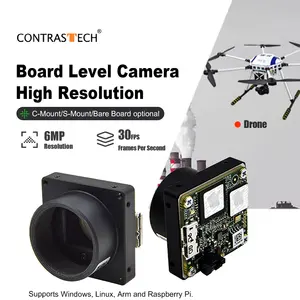 Machine Vision 6mp 60fps Usb3.0 Compact Board Level Industriële Camera Module Voor Inspectie