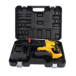 21V 3Ah Lithium Battery 1500W Motor <b>Hammer</b> Drill Rechargeable Cordless Rotary Impact for DIY Projects Battery-powered <b>Hammer</b> - Product Image 2