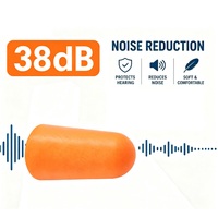 Bouchons d'Oreille en Mousse Souple Anti-Bruit pour Voyage et Sommeil 1 Pouce, Protection Auditive en Éponge pour Chasse en Extérieur, Réduction du Bruit