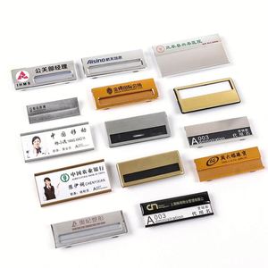 Customized Hotel Badge <b>Pin</b> Blank Metal Resin Logo Custom <b>Stainless</b> <b>Steel</b> Laser Rectangular Staff Name Tag - Product Image 3