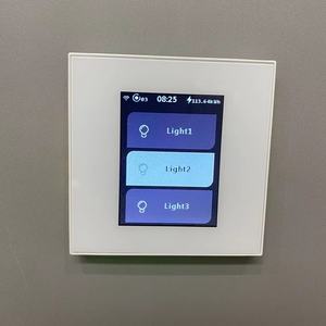 Lanbon L8 LCD hiển thị thông minh chuyển đổi tường chuyển đổi hỗ trợ <span class=keywords><strong>Alexa</strong></span> Google nhà trợ lý điều khiển bằng giọng nói hệ thống nhà thông minh - Product Image 2