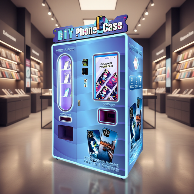 Intelligent Touch Screen Automatic Mobile  Phone Case Printing Machine Self-Service Phone Case Vending Machine