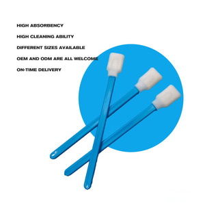 폼 면봉 고 흡수성 총 거래 직원 맞춤형 내구성 팁 프린터 청소용 일회용 폼 면봉 - Product Image 1