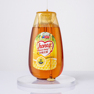 Botella exprimible de plástico transparente <span class=keywords><strong>para</strong></span> mascotas, botella exprimible de plástico <span class=keywords><strong>para</strong></span> salsa de tomate, ensalada y <span class=keywords><strong>miel</strong></span> - Product Image 2