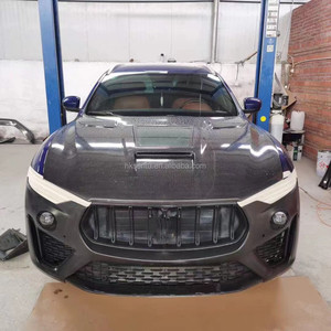 ชุดแต่งตัวถังรถยนต์ SUV Levante รุ่นที่ 1 ใหม่ล่าสุด อัพเกรดสไตล์ GTS กันชนคาร์บอนไฟเบอร์ ฝากระโปรงคาร์บอนไฟเบอร์ - Product Image 6