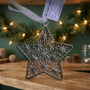 Sonnet Decor Handmade Iron Rope Vertical Christmas Tree <b>Ornament</b> Hanging Home Decoration Art Deco Design Living Room Use Model - Product Image 4