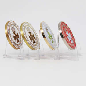 Nuovo piatto di alta qualità oro antico metallo personalizza forma medaglione moneta - Product Image 4