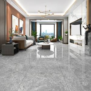 Carreaux de céramique vitrifiés en marbre blanc <span class=keywords><strong>Jazz</strong></span> 600x600 modernes entièrement vitrés, antidérapants, résistants à l'usure pour la maison, le salon et la chambre à coucher. - Product Image 2
