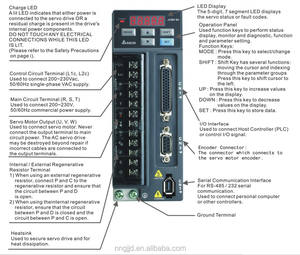 Servoaccionamiento de CA EtherCAT de Alto Rendimiento de 400W 220V para Sistemas CNC y de Automatización Industrial - Product Image 3