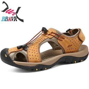 Sandales décontractées d'extérieur pour hommes, grandes tailles, respirantes, pour la randonnée et la plage - Product Image 2
