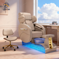 Meubles de salon de manucure, baignoire pour les pieds, spa pour les pieds, massage, lumière de beauté, spa pour les pieds avec couleur personnalisée