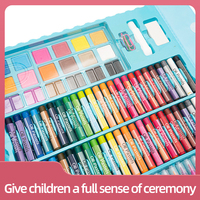 Fournitures artistiques scolaires pour enfants, jouets de dessin, peinture, papeterie, ensemble de crayons de couleur, De Arte, 208 pièces, ensembles d'art
