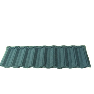 Tuiles de toit coréennes en acier métallique revêtues de pierre, tuiles de toit en zinc - Product Image 2
