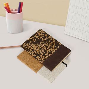 Cuadernos Minimalistas 2025 con Cubierta de Corcho y Lino Fusionados, Diseñados para Notas Diarias y Recordatorios Rápidos - Product Image 4