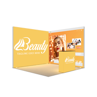 Stand d'exposition modulaire 10x10 sans outil, en aluminium, avec éclairage LED, portable, pour salon professionnel