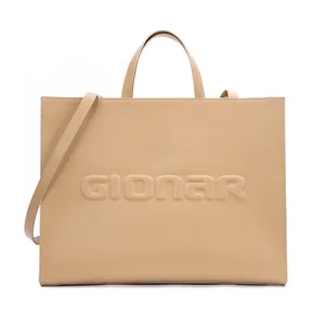 Benutzer definierte große Damen Büro Einkaufstaschen Hochwertige Kunstleder Luxusmarke Beliebte Handtasche für Frauen