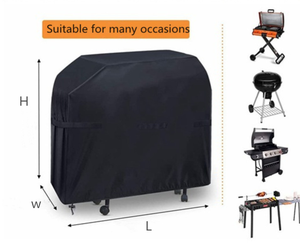 Couvercle anti-poussière imperméable résistant à la décoloration robuste de 58 pouces pour <span class=keywords><strong>barbecue</strong></span> à <span class=keywords><strong>gaz</strong></span> avec cordon de serrage et poignée à ourlet réglable - Product Image 3