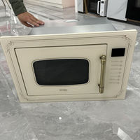 Four à micro-ondes avec commande numérique de 25l, rétro classique intelligent intégré, caravane, four à micro-ondes