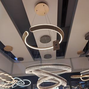 Luminaires suspendus à LED vintage de luxe en aluminium rond avec télécommande <span class=keywords><strong>pour</strong></span> la décoration du <span class=keywords><strong>plafond</strong></span> de la maison - Product Image 5