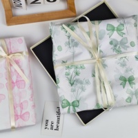 Papier de soie cadeau personnalisé avec logo, jetable, vierge, écologique, recyclable, cireux, aseptique, imperméable, anti-bouclage, anti-graisse, antistatique
