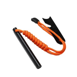 Allume-feu en magnésium 10x100mm, outil de survie en plein air avec règle et cordon pour le camping - Product Image 5