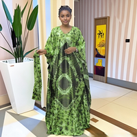 Nouvelle Robe Décontractée et Élégante pour Femme, Style Ethnique Bubu, Imprimé Africain, Ample, pour Soirée d'Été