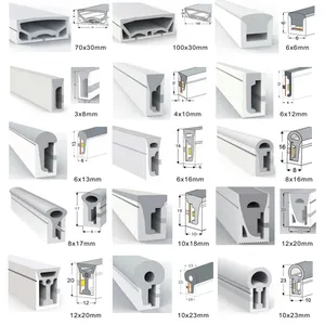 Leomay สายไฟนีออน24V แบบยืดหยุ่นสำหรับ IP67กันน้ำสีเต็มรูปแบบ LED เปลี่ยนสีได้ - Product Image 4